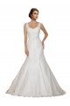 Outlet Sweethart V-Neckline Lace Wedding Dress with Shoulder Straps