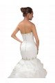 Outlet Sweetheart Mermaid Cascading Organza Wedding Dress