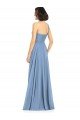 Outlet One Shoulder Long Chiffon Bridesmaid Dress with Sweetheart Bodice