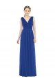 Outlet Low Square Back Sleeveless Shirred Skirt Bridesmaid Dress
