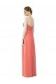Outlet Draped Sweetheart Strapless Chiffon Bridesmaid Dress