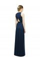 Outlet Sleek Halter Neck Chiffon Bridesmaid Dress 