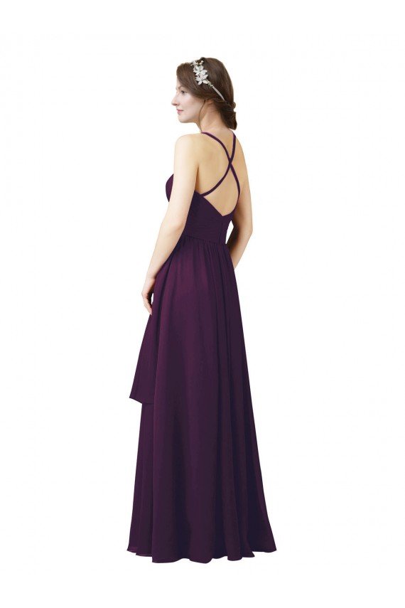 Outlet Roman Style Luxe Chiffon Bridesmaid Dress