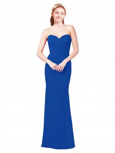 Outlet Elegant Chiffon Bridesmaid Dress with Matching Tie