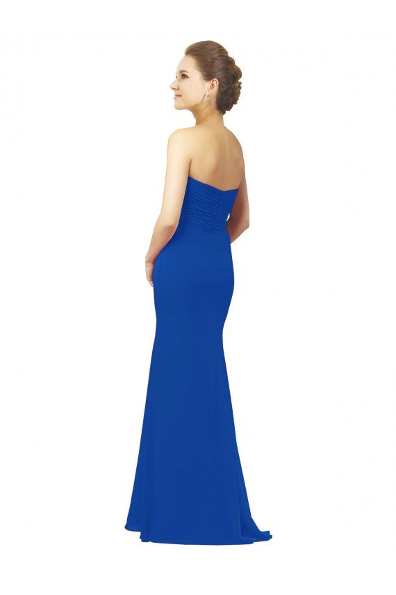 Outlet Elegant Chiffon Bridesmaid Dress with Matching Tie