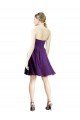 Outlet Draped Chiffon Long Sweetheart Cocktail Bridesmaid Dress