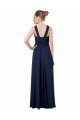 Outlet Long Chiffon Bridesmaid Dress V-Neck Top