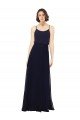 Outlet Chiffon Bridesmaids Dress with Scoop Neckline