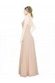 Outlet Chiffon Bridesmaids Dress with Matching Chiffon Tie Sash