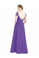 Outlet Off the Shoulder Cap Sleeves Chiffon Bridesmaid Dress with Pleats