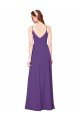 Outlet High Halter Chiffon Bridesmaid Dress with Keyhole