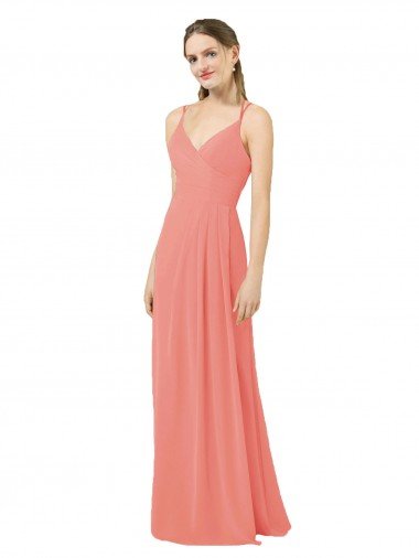 Outlet Flirty Chiffon Bridesmaid Dress with Modern Back Detail