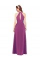 Outlet Sassy Chiffon Bridesmaid Dress with Halter Neckline