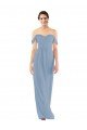 Outlet Sweetheart Neckline Chiffon Off-the-Shoulder Bridesmaid Dress