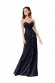 Outlet Strapless Chiffon Bridesmaids Dress with Sweetheart Neckline