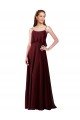 Outlet Chiffon Bridesmaids Dress with Spaghetti Straps