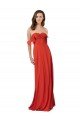 Outlet Chiffon A-Line Bridesmaid Dress with Ruched Bodice