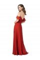 Outlet Chiffon A-Line Bridesmaid Dress with Ruched Bodice