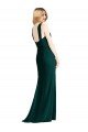 Outlet Sleek Full-Length Twist Halter Chiffon Bridesmaid Dress