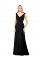 Outlet V-Neckline Chiffon Bridesmaid Dress / Prom Dress with Draped Bodice