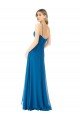 Outlet Simple Sweetheart Chiffon Bridesmaid Dress with Cascading Overlay
