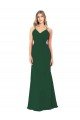 Outlet Criss Cross Strappy Chiffon Bridesmaid Dress