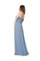 Outlet Empire Waist Off the Shoulder Chiffon Bridesmaid Dress with Sweetheart Bodice