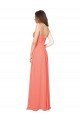 Outlet Empire Waist Spaghetti Straps Sweetheart Chiffon Bridesmaid Dress