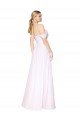 Outlet Off the Shoulder Long Full Length Chiffon Bridesmaid Dress / Formal Prom Dress
