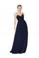Outlet Sweetheart High Neck Sequin Top Long Chiffon Bridesmaid Dress / Prom Dress