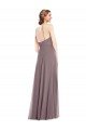 Outlet Diamond Halter Maxi Formal Bridesmaid Dress with Front Slit