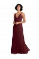 Outlet Notched Neckline Empire Waist Chiffon Slip Bridesmaid Dress