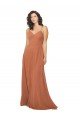 Outlet Chiffon Bridesmaid Dress with Tie Back Keyhole