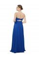 Outlet Strapless Sweetheart Draped Chiffon Bridesmaid Dress