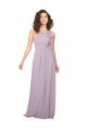Outlet Halter Neck Bridesmaid Dress with Bow