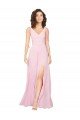 Outlet Chiffon Bridesmaid Dress with Tassel Straps