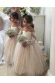 Outlet Ivory Ball Gown Sweetheart Chapel Train Long Sleeve Flower Girl Dress