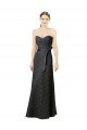 Outlet Strapless Lace Bridesmaid Dress with Sweetheart Neckline