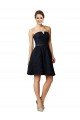 Outlet Classic Knee Length Lace Bridesmaid Dress / Cocktail Dress with Notched Neckline