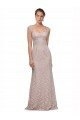 Outlet Sweetheart Neckline Cap Sleeves Lace Bridesmaid Dress / Prom Dress with Twist