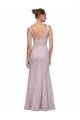 Outlet Lace V-Neckline Long Full Length Bridesmaid Dress / Prom Dress
