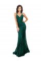 Outlet Black Tie Sleek Fishtail Shaped Long Lace Bridesmaid Dress / Prom Dress