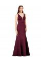 Outlet Sexy Formal Satin Bridesmaid Dress / Prom Dress with Side Cutouts