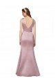 Outlet Sexy Formal Satin Bridesmaid Dress / Prom Dress with Side Cutouts