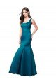 Outlet Long Sleek Satin Bridesmaid Dress / Prom Dress with U-Back
