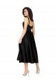 Outlet Short Cocktail Length Square Neck Satin Bridesmaid Dress / Prom Dress with Beading
