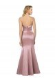 Outlet Old Hollywood-Inspired Strapless Formal Satin Bridesmaid Dress / Prom Dress