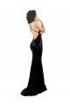 Outlet Sleek Fishtail Shaped Open Back Formal Sequin Bridesmaid Dress / Prom Dress