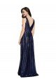 Outlet Long V-Neck Sparking Formal Sequin Bridesmaid Dress / Prom Dress with Low V-Back