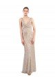 Outlet Faux Surplice V-Neck Slim Formal Sparkling Sequin Bridesmaid Dress / Prom Dress